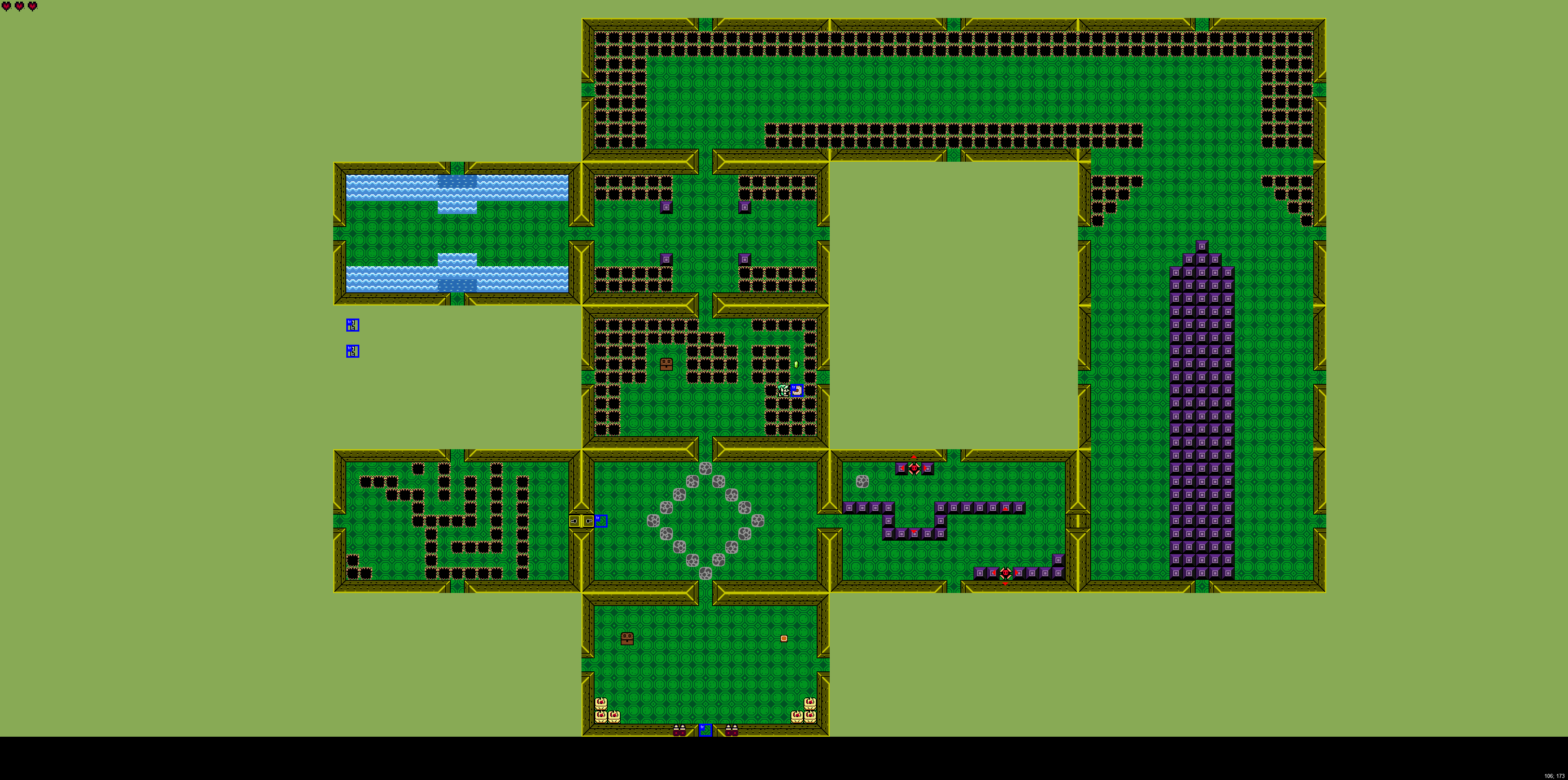 Map of Dungeon 1